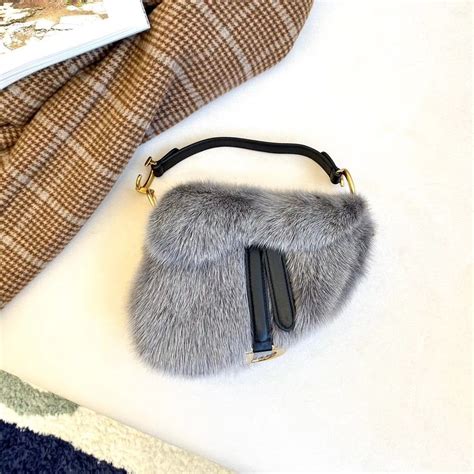 christian dior fur bag|authentic christian dior bag.